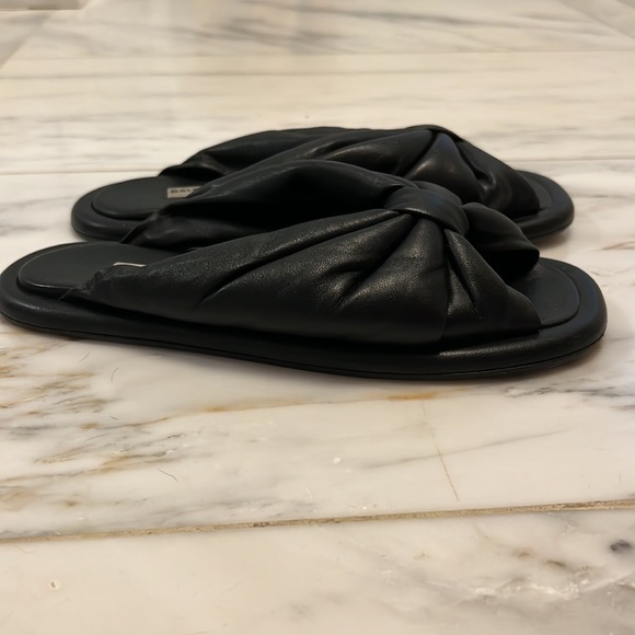 Balenciaga back leather knotted slides / mules size 36 - Picture 5 of 6